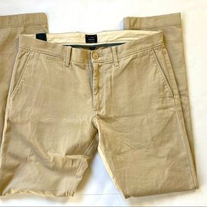 J. CREW Slim Stretch Chinos Pants W32 L32